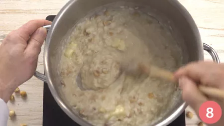 Risotto alle nocciole e toma - Passaggio 8