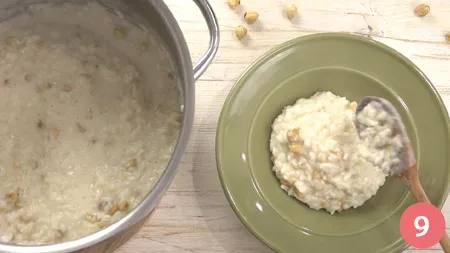 Risotto alle nocciole e toma - Passaggio 9