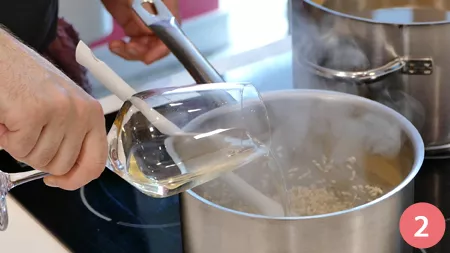 Risotto gamberi e rosmarino - Passaggio 2