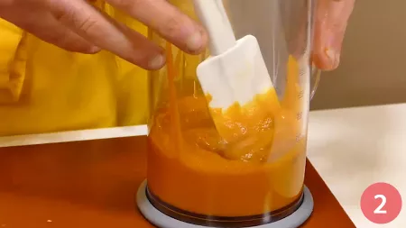 Risotto al Timorasso, crema di zucca e liquirizia - Passaggio 2