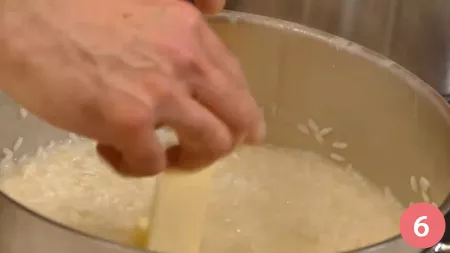 Risotto al Timorasso, crema di zucca e liquirizia - Passaggio 6