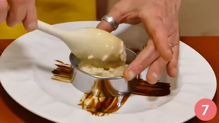 Risotto al Timorasso, crema di zucca e liquirizia - Passaggio 7