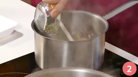 Risotto ubriacone al Barbera e salsiccia - Passaggio 2