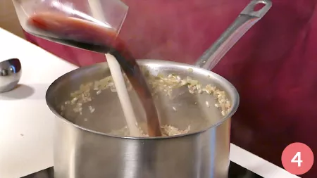 Risotto ubriacone al Barbera e salsiccia - Passaggio 4
