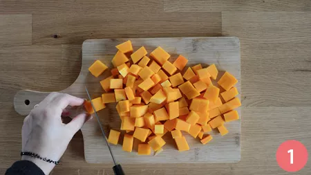 Risotto zucca e gorgonzola - P1
