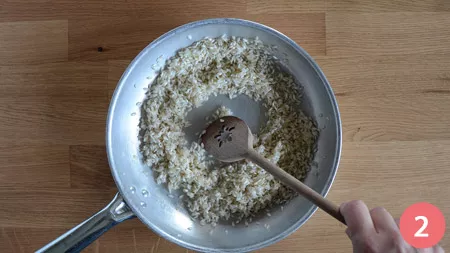 Risotto zucca e gorgonzola - P2