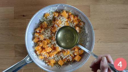 Risotto zucca e gorgonzola - P4