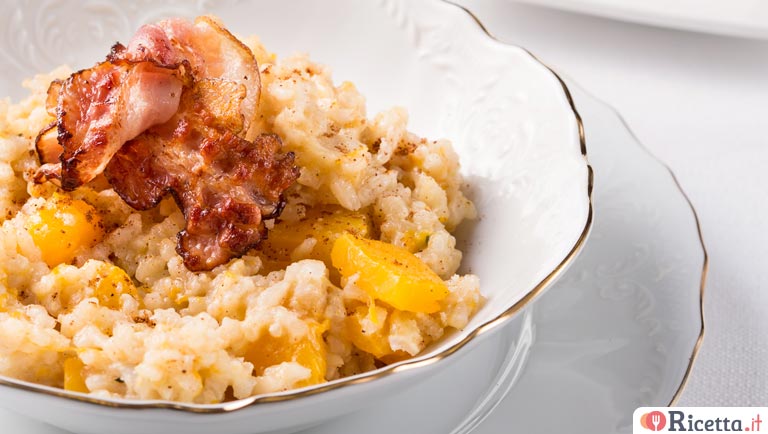 Risotto zucca e speck per Halloween | Ricetta.it