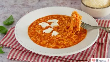Risotto al telefono, ricco e gustoso