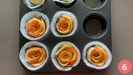 Roselline di mele e pasta sfoglia - p6