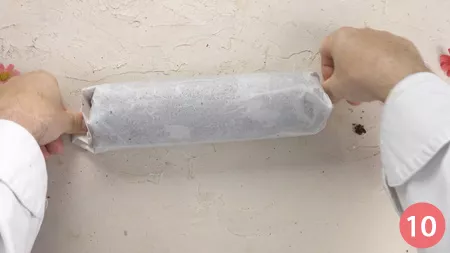 Rotolo al cioccolato senza cottura - Passaggio 10