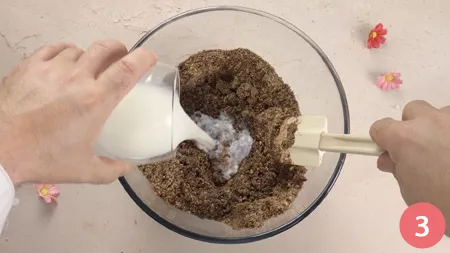 Rotolo al cioccolato senza cottura - Passaggio 3