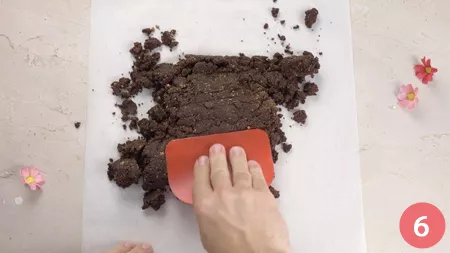 Rotolo al cioccolato senza cottura - Passaggio 6