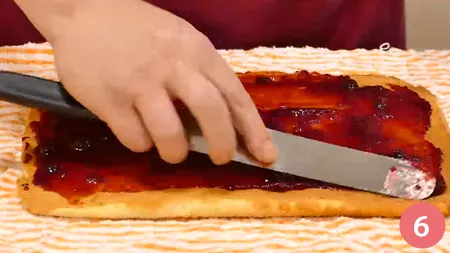 Rotolo di marmellata - Passaggio 6