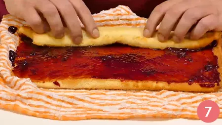 Rotolo di marmellata - Passaggio 7