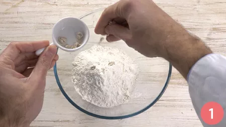 Rotolo di pizza - Passaggio 1