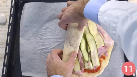Rotolo di pizza - Passaggio 11