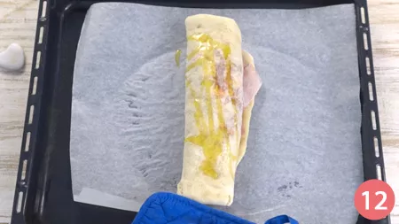 Rotolo di pizza - Passaggio 12