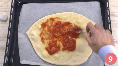 Rotolo di pizza - Passaggio 9