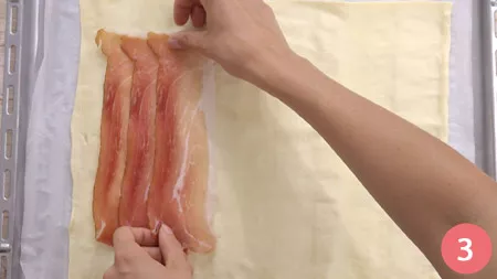 Rotolo di zucchine e speck - Passaggio 3