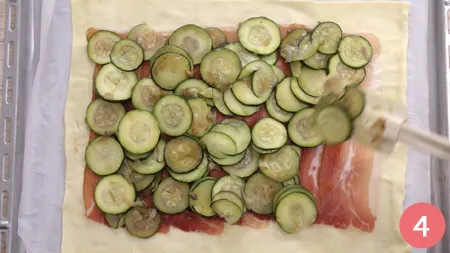 Rotolo di zucchine e speck - Passaggio 4