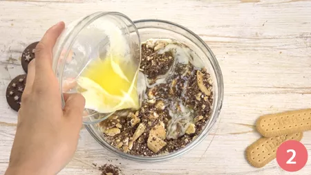 Salame al cioccolato con Pan di Stelle - Passaggio 2