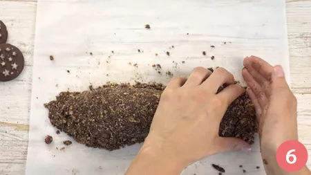 Salame al cioccolato con Pan di Stelle - Passaggio 6