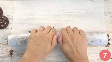 Salame al cioccolato con Pan di Stelle - Passaggio 7