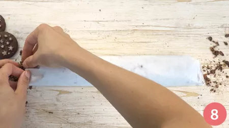 Salame al cioccolato con Pan di Stelle - Passaggio 8