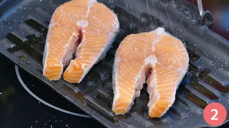Salmone grigliato al pepe nero - Passaggio 2