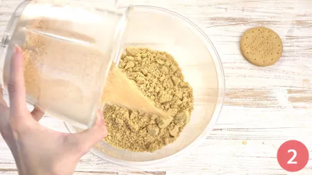 Sbriciolata al caffè senza cottura - Passaggio 2