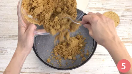 Sbriciolata al caffè senza cottura - Passaggio 5