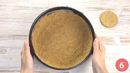 Sbriciolata al caffè senza cottura - Passaggio 6