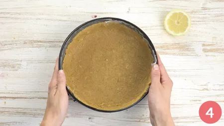 Sbriciolata al limone senza cottura - Passaggio 4