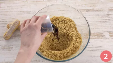 Sbriciolata al tiramisù - Passaggio 2