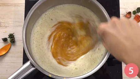 Sbriciolata alla crema di cachi - Passaggio 5