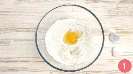 Sbriciolata alla crema e amarene - Passaggio 1