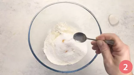 Sbriciolata bicolore - Passaggio 2