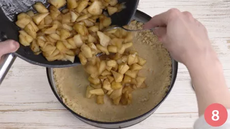 Sbriciolata di mele e amaretti - Passaggio 8