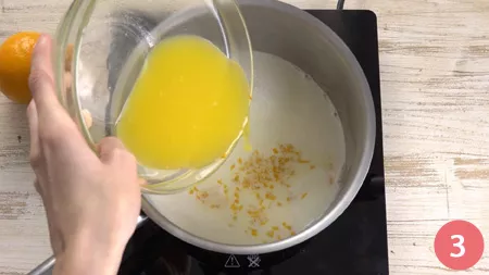 Sbriciolata di pandoro con crema all'arancia - Passaggio 3