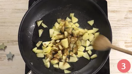 Sbriciolata di zucca e mele - Passaggio 3