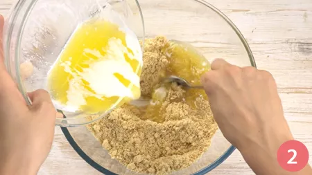 Sbriciolata ricotta e pere - Passaggio 2