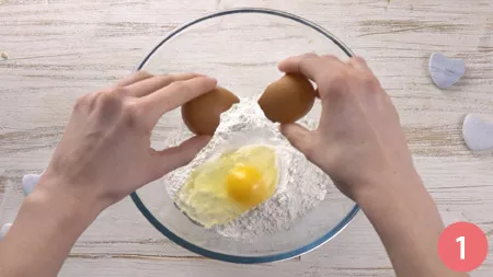 Sbriciolata salata con spinaci, ricotta e speck - Passaggio 1