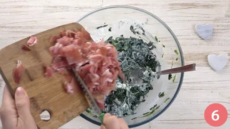 Sbriciolata salata con spinaci, ricotta e speck - Passaggio 6
