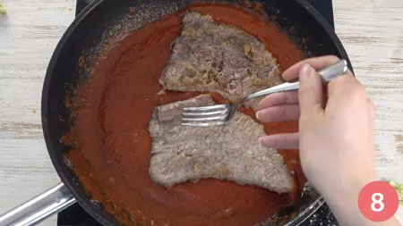 Scaloppine alla pizzaiola - Passaggio 8
