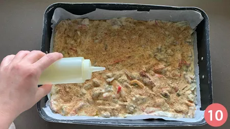 Schiacciata alle verdure - p10