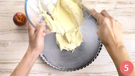 Schiacciata di pesche - Passaggio 5