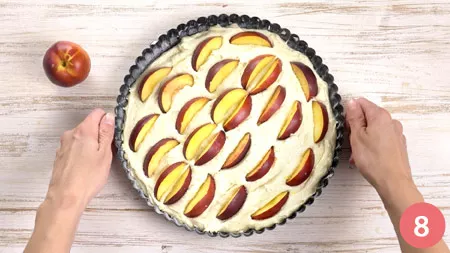 Schiacciata di pesche - Passaggio 8