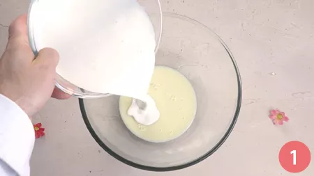 Semifreddo al cioccolato - Passaggio 1