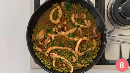 Seppie con piselli - p8